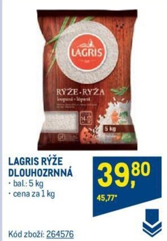 Makro LAGRIS RÝŽE DLOUHOZRNNA nabídka