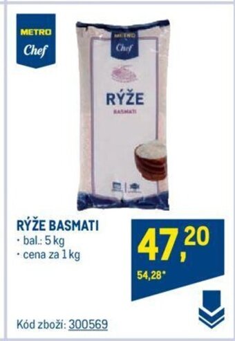 Makro RÝŽE BASMATI nabídka