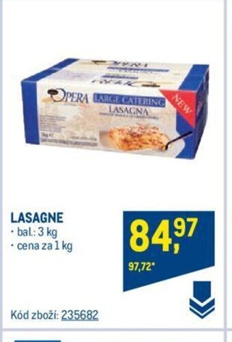 Makro LASAGNE nabídka