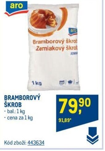 Makro BRAMBOROVÝ ŠKROB nabídka