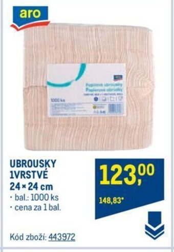 Makro UBROUSKY 1VRSTVÉ 24 x 24 cm nabídka