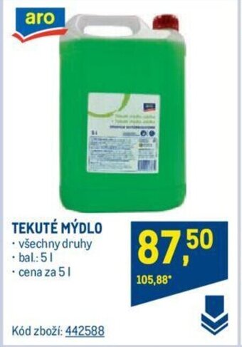 Makro TEKUTÉ MYDLO nabídka