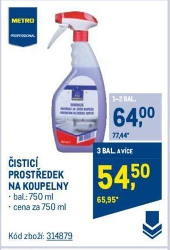Makro ČISTICÍ PROSTŘEDEK NA KOUPELNY nabídka
