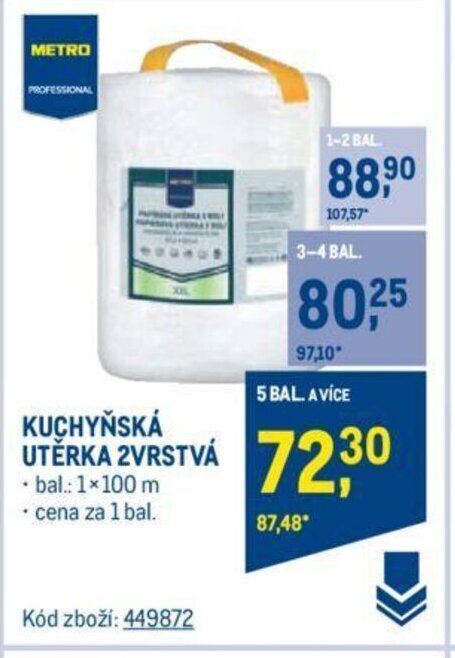 Makro KUCHYŇSKÁ UTĚRKA 2VRSTVÁ nabídka