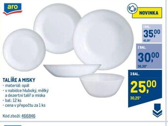 Makro TALÍŘE A MISKY nabídka