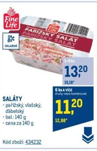Makro SALÁTY nabídka