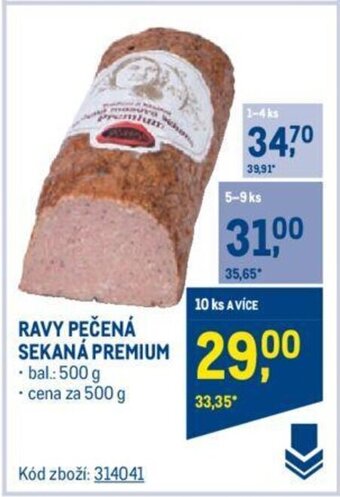 Makro RAVY PEČENÁ SEKANÁ PREMIUM nabídka