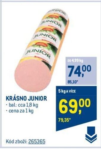 Makro KRÁSNO JUNIOR nabídka