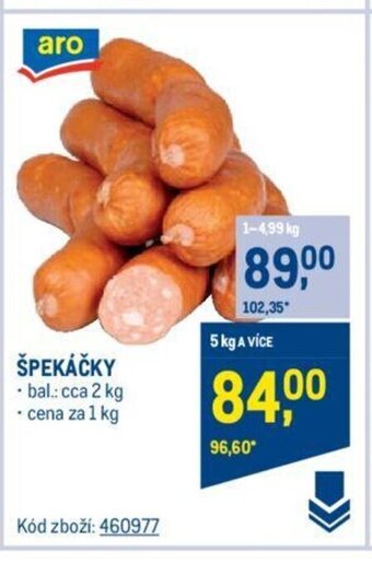Makro ŠPEKÁČKY nabídka