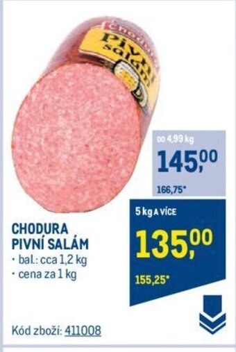 Makro CHODURA PIVNÍ SALÁM nabídka