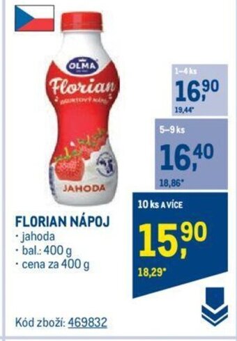 Makro FLORIAN NÁPOJ nabídka