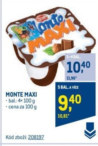 Makro MONTE MAXI nabídka