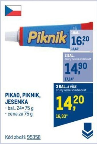 Makro PIKAO, PIKNIK, JESENKA nabídka