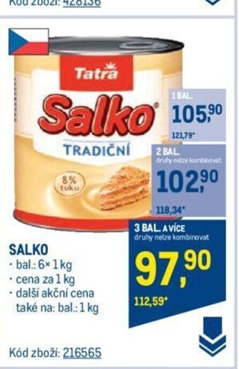 Makro SALKO 1 kg. nabídka