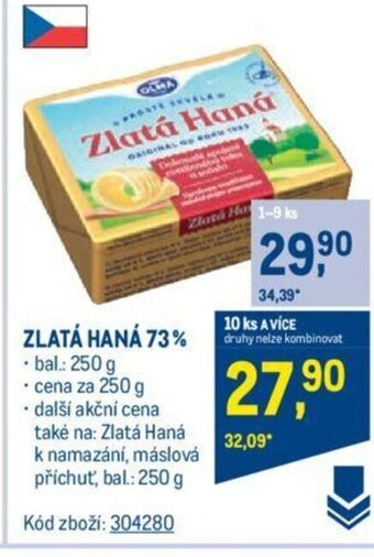 Makro ZLATÁ HANÁ 73% nabídka