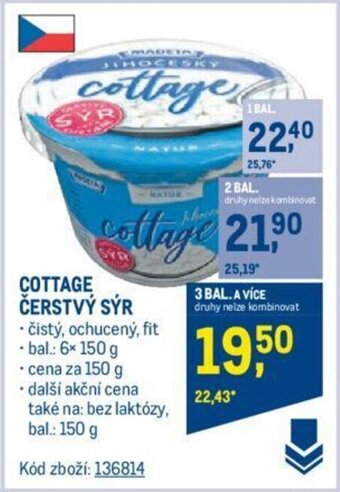 Makro COTTAGE ČERSTVÝ SÝR nabídka