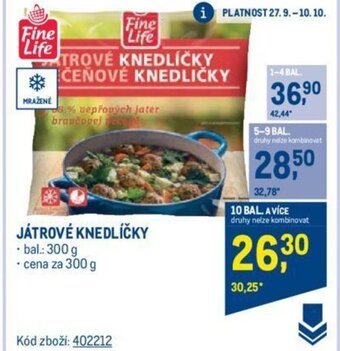 Makro JÁTROVÉ KNEDLÍČKY nabídka