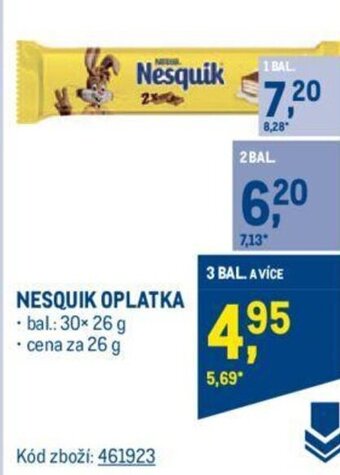 Makro NESQUIK OPLATKA nabídka