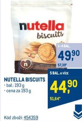 Makro NUTELLA BISCUITS nabídka