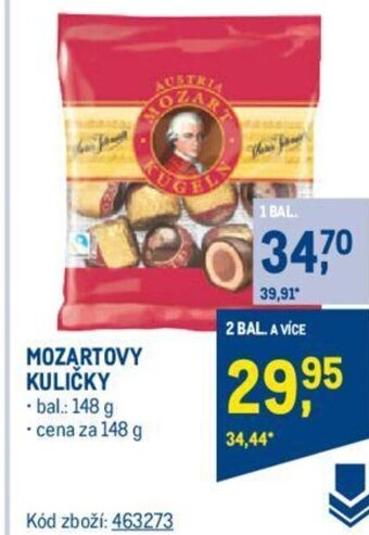 Makro MOZARTOVY KULIČKY nabídka