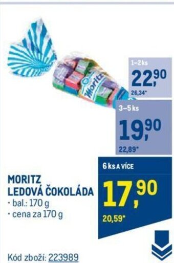 Makro MORITZ LEDOVA COKOLADA nabídka
