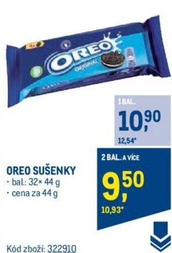 Makro OREO SUŠENKY nabídka