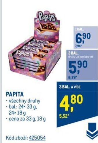 Makro PAPITA nabídka