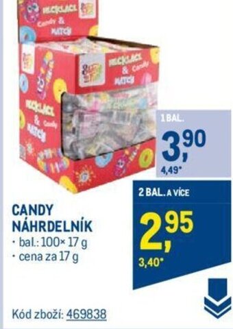 Makro CANDY NÁHRDELNÍK nabídka