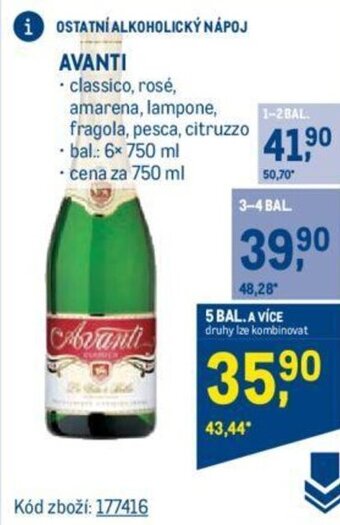 Makro AVANTI nabídka