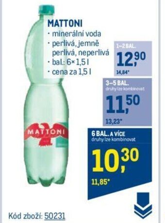 Makro MATTONI nabídka