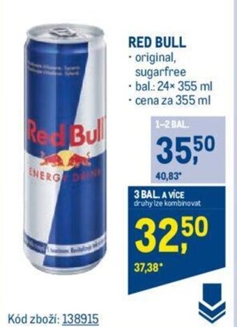 Makro RED BULL nabídka