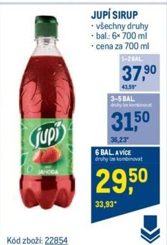 Makro JUPI SIRUP nabídka
