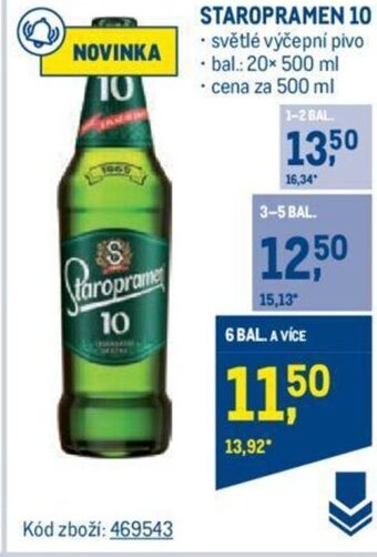 Makro STAROPRAMEN 10 nabídka