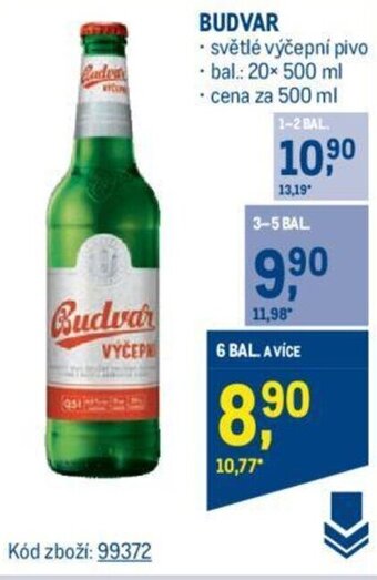 Makro BUDVAR nabídka