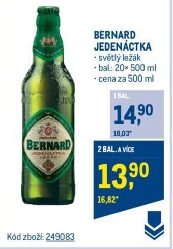 Makro BERNARD JEDENÁCTKA nabídka