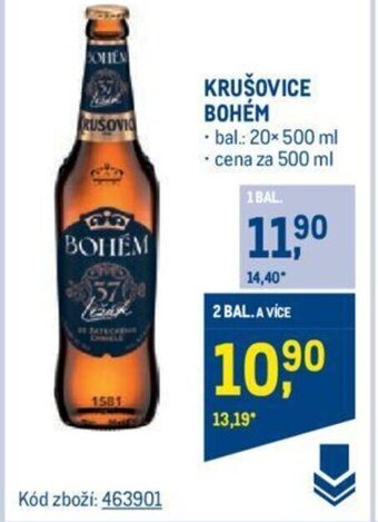 Makro KRUŠOVICE BOHÉM nabídka