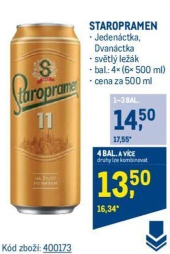 Makro STAROPRAMEN nabídka