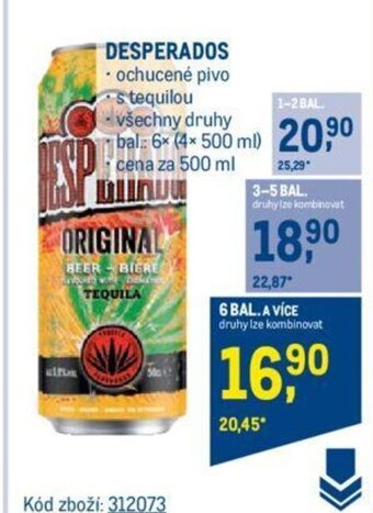 Makro DESPERADOS nabídka