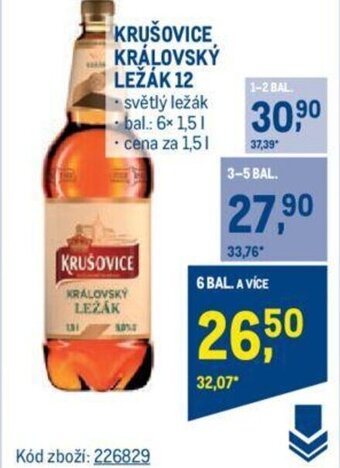 Makro KRUŠOVICE KRÁLOVSKÝ LEŽÁK 12 nabídka