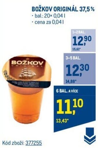 Makro BOŽKOV ORIGINÁL 37,5% nabídka