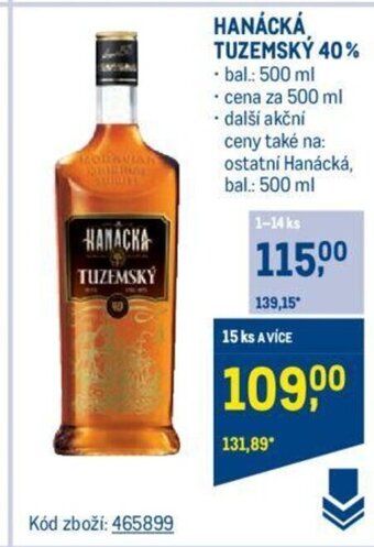 Makro HANÁCKÁ TUZEMSKÝ 40% nabídka