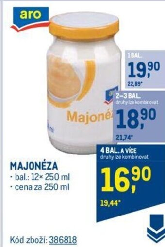 Makro MAJONÉZA nabídka