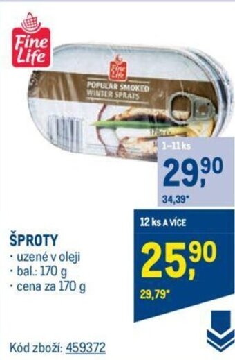 Makro ŠPROTY nabídka