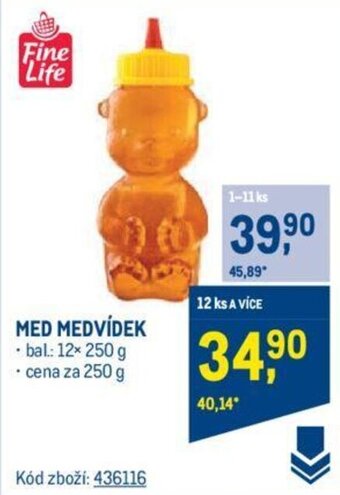 Makro MED MEDVÍDEK nabídka