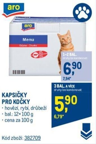 Makro KAPSIČKY PRO KOČKY nabídka