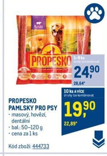 Makro PROPESKO PAMLSKY PRO PSY nabídka