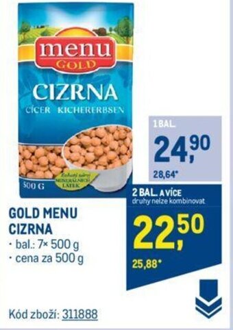 Makro GOLD MENU CIZRNA nabídka