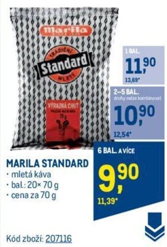 Makro MARILA STANDARD nabídka