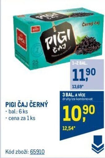 Makro PIGI ČAJ ČERNÝ nabídka