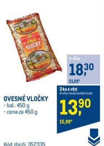 Makro OVESNÉ VLOČKY nabídka